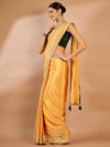 Saree Mall Women's Crepe Yellow Embellished Designer Saree With Blouse Piece-SRENIK1555C