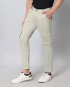 Cargos with Neon Zip and 6 pockets-Grey-HZC9112-30