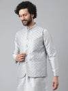 Hangup Men Standard Embroidered Men's Indian Wear-193A_Emb_Nehru