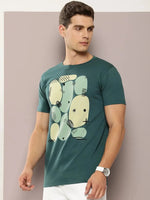 Dillinger Green Graphic Regular T-Shirt-DLCR18140BSM-S