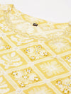 Women's Yellow Printed Kurta Set-GW-2424-Yellow