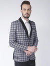 Hangup Men Standard Printed Men Formalwear-D25TuxedoBlazer