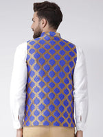 Hangup Men Standard Solid Men's Indian Wear-83AJacquardNehru