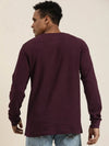 Dillinger Maroon Solid Regular T-shirt