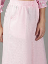 Women's Pink Solid Culottes-AE-1118-Pink