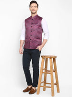 Hangup Men Standard Printed Men's Indian Wear-173A_Printed_Nehru