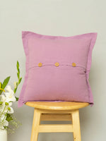 Solid Lavender 100% cotton plain cushion cover for sofa-230456023