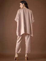 Anti Fit Kaftan Top with Pants in Skin Color