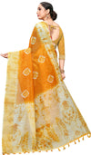 Mustard Printed Art Silk Saree-VSAR1194Aa-Standard