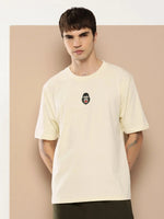 Difference of Opinion Off White Graphic Oversized T-Shirt-DOOVR202WWHT-S