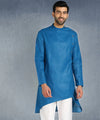 Hangup Men Standard Solid Men's Indian Wear-ST12950_Dodger_RubyLKurta