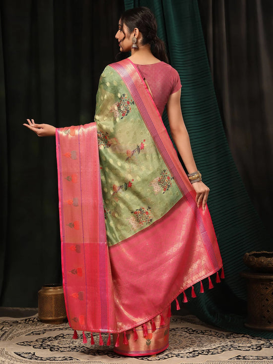 Graceful Simplicity Attire Saree-SZ-DGLARA-GN-1929