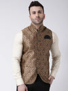 Hangup Men Standard Solid Men's Indian Wear-130AJacquardNehru