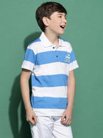 Lil Tomatoes Boys Cotton Polo T-shirt-GBT-S24-1406_BLUE_30