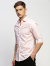 Men Pink Solid Shirt-FERRERO-1669-Pink