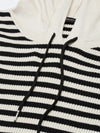 Women Beige Striped Sweatshirt-TG-1080-Beige