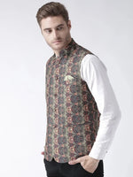 Hangup Men Standard Printed Men's Indian Wear-20APrintedNehru