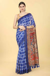 Blossoming Charm Drape Saree-SZ-INDIGO-1413