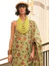 Saree Mall Women's Tissue Light Green Printed Designer Saree With Blouse Piece-KEEYAH377003