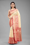 Majestic Queen’s Drapery Saree-SZ-CRB5-WT-578