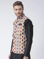 Hangup Men Standard Printed Men's Indian Wear-50APrintedNehru