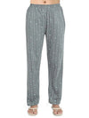 Smarty Pants Women's Cotton Lycra Grey Color Heart Print Night Suit