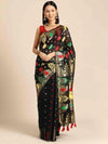 Modern Graphic Charm Saree-SZ-JMD17-BL-1769