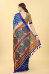 Enchanted Floral Wonder Saree-SZ-INDIGO-1412