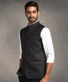 Hangup Men Standard Solid Men's Indian Wear-Black_1_8_Nehru