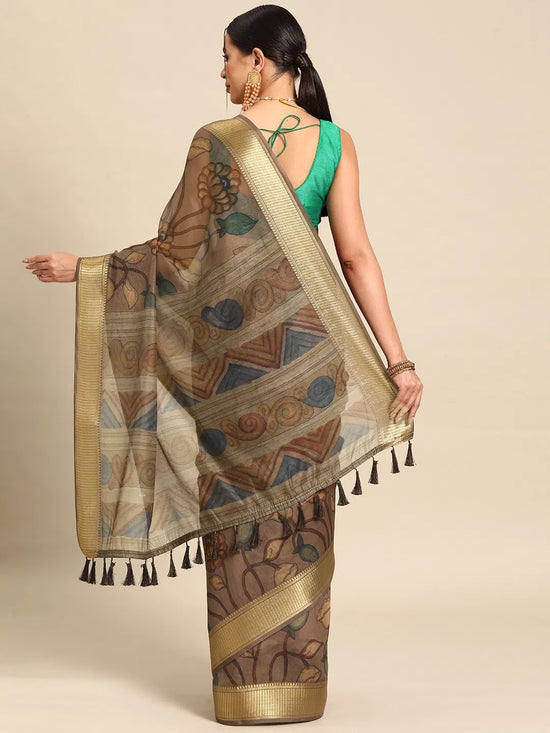 Pastel Dreamscape Charm Saree-SZKLD000-1487