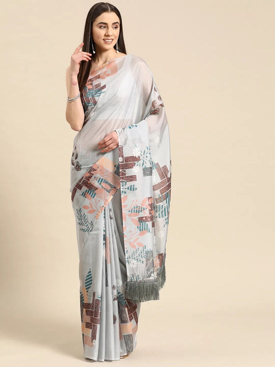 Grand Empress Glow Saree-SZ-AKIRA-GY-2088