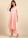 Women's Pink Solid Kurta Set-FS-2832-Pink