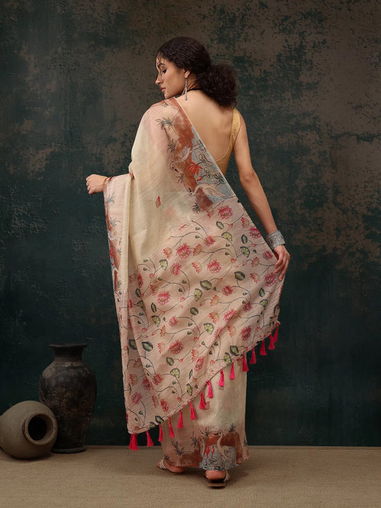 Regal Wedding Drape Saree-SZ-DHENU-BE-2266