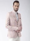 Hangup Men Standard Checkered Men Formalwear-D17CheckBlazer