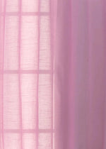 Solid Lavender sheer 100% cotton plain curtain for Living room & bedroom - Light filtering - Pack of 1-230423023