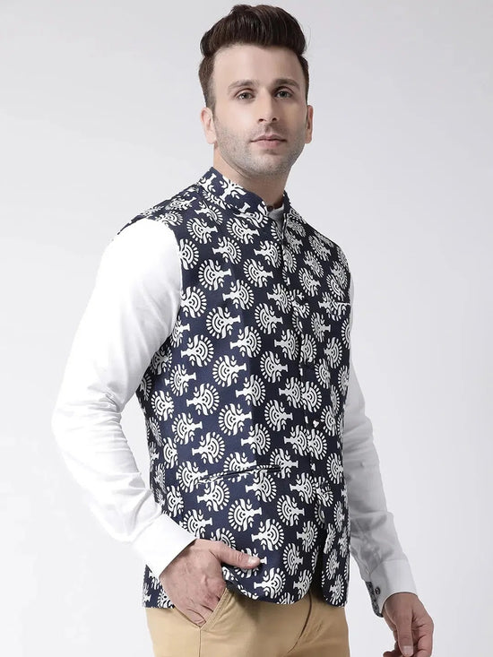 Hangup Men Standard Printed Men's Indian Wear-142A_Printed_Nehru