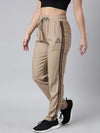 Women Solid Slim Fit Brown Track Pant-AF-1614-Brown