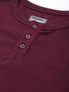 Dillinger Burgundy Solid Regular Heney T-shirt