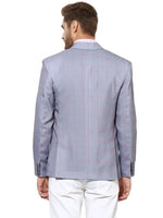 Hangup Men Standard Checkered Men Formalwear-D2CheckBlazer