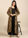 Women's Beige Printed Kurta Set-GW-3195-Khaki