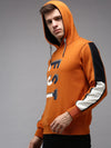 Men Orange Solid Sweatshirt-OD-6012-Orange