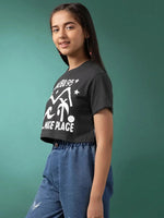 Lil Tomatoes Girls Cotton Crop Top-GGT-S24-1478_BLACK_28