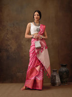 Ornate Grace Drape Saree-SZ-DGSTRIP-PN-2169