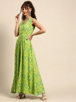 Kalidar Jumpsuit in Lime Green