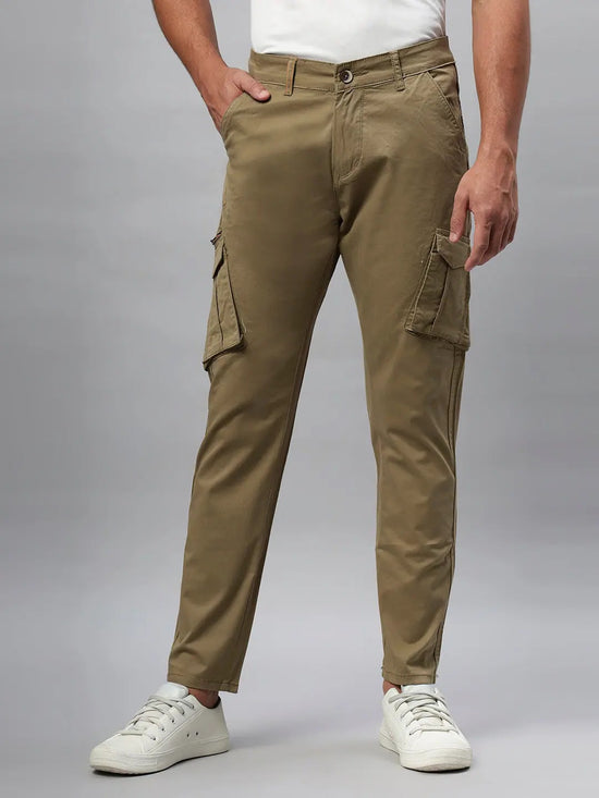 Cargos with Neon Zip and 6 pockets-Beige-HZC9120-30