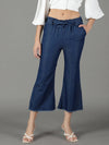 Women's Navy Blue Solid Trouser-AL-6006-Navyblue