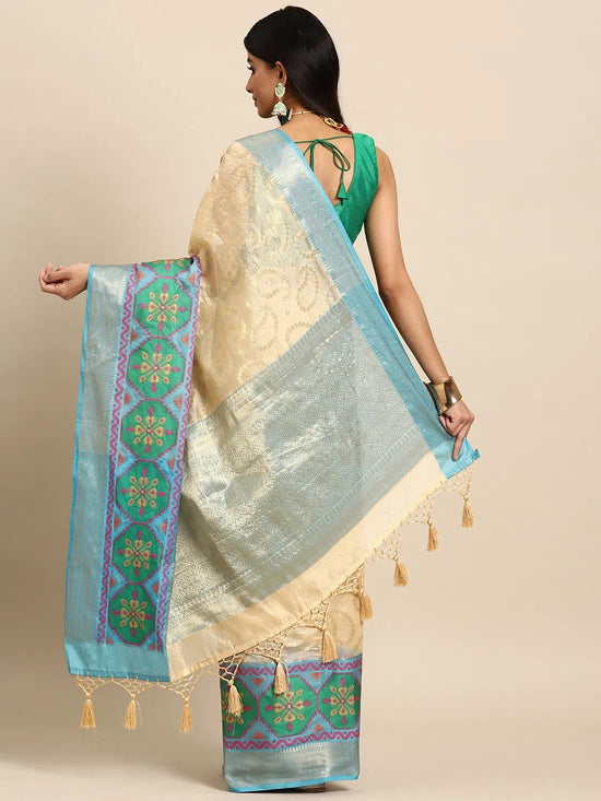 Detailed Regal Attire Saree-SZ-IRA-BE-1574