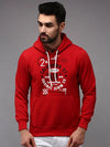 Men Red Solid Sweatshirt-OTSS-27-Red