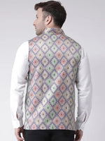 Hangup Men Standard Printed Men's Indian Wear-78APrintedNehru