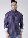 Hangup Men Slim Printed Men's Indian Wear-K1ShortKurta